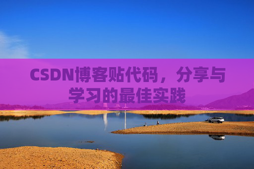 CSDN博客贴代码，分享与学习的最佳实践