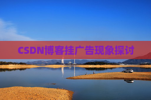 CSDN博客挂广告现象探讨
